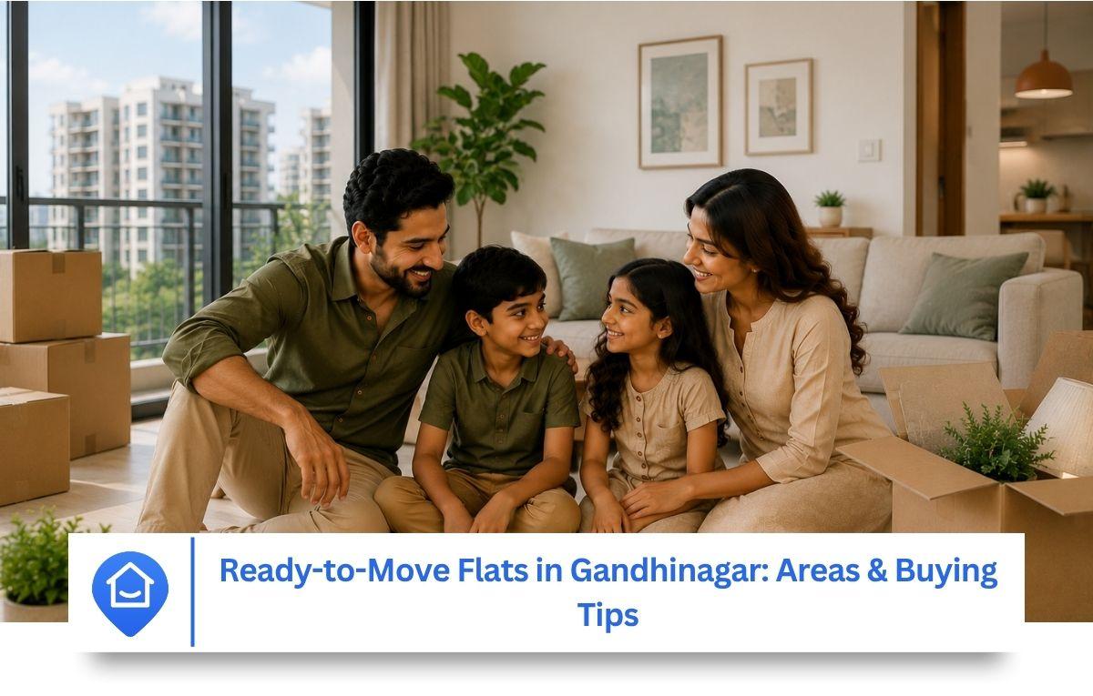 Ready-to-Move Flats in Gandhinagar: Areas, Benefits & Buying Tips