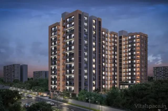 Sydney Lifestyle 2 BHK Flat in Sargasan, Gandhinagar