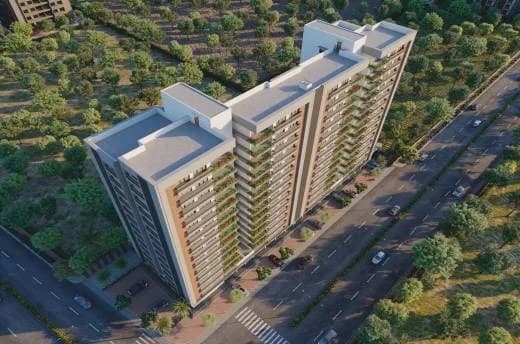 Texas 7 3 BHK Flat in Raysan, Gandhinagar