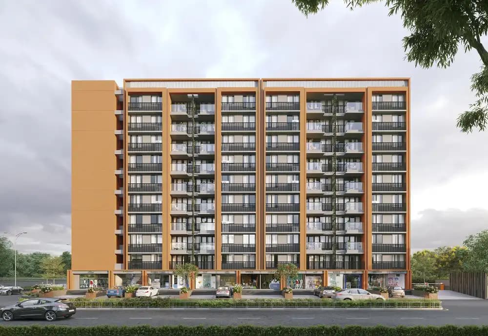 Sagar Dynamic 2 BHK Flat in Raysan, Gandhinagar