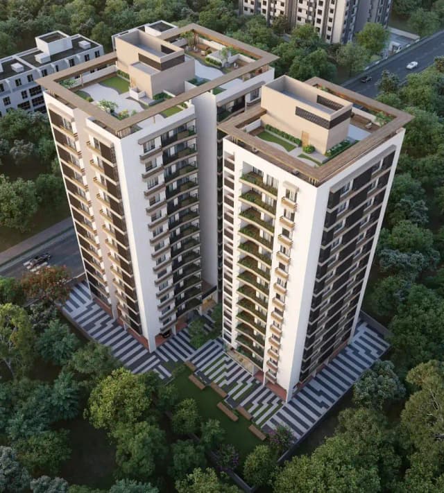 Dev Parisar 3 BHK Flat in Kudasan, Gandhinagar