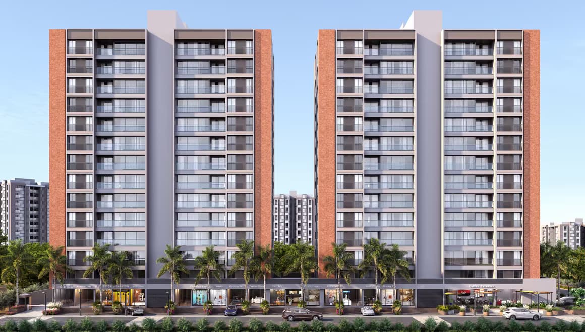 Aaryan Erica 3 BHK Flat in K Raheja, Gandhinagar
