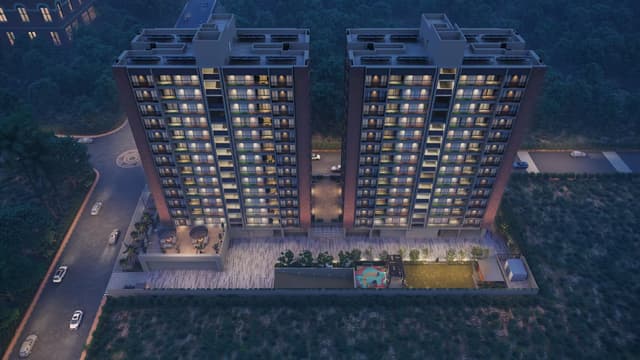 Aaryan Erica 3 BHK Flat in K Raheja, Gandhinagar