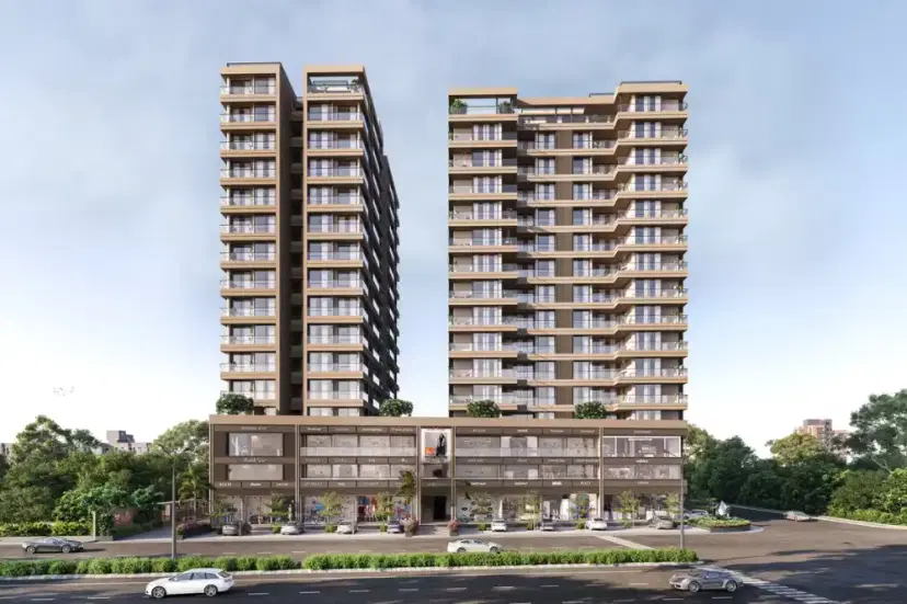 The Overa 3 BHK Flat in K Raheja, Gandhinagar