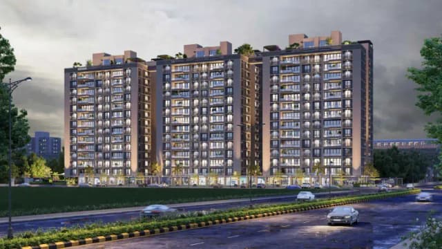 Shree Ganesh Skyline 3 BHK Flat in K Raheja, Gandhinagar