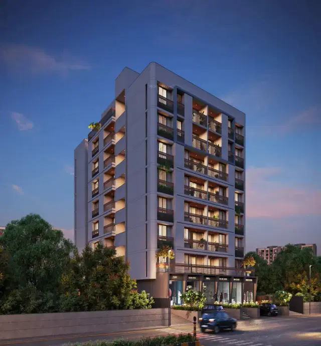 Paarijat Pransh 2 BHK Flat in Sargasan, Gandhinagar