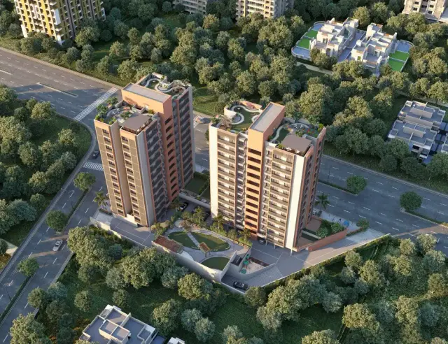 Sahajanand Safal 3 BHK Flat in Sargasan, Gandhinagar