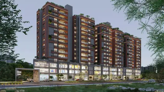 Origin Park 3 BHK Flat in Sargasan, Gandhinagar