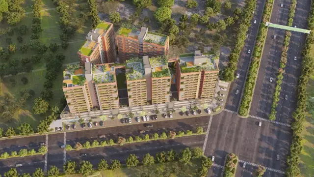 Origin Park 3 BHK Flat in Sargasan, Gandhinagar