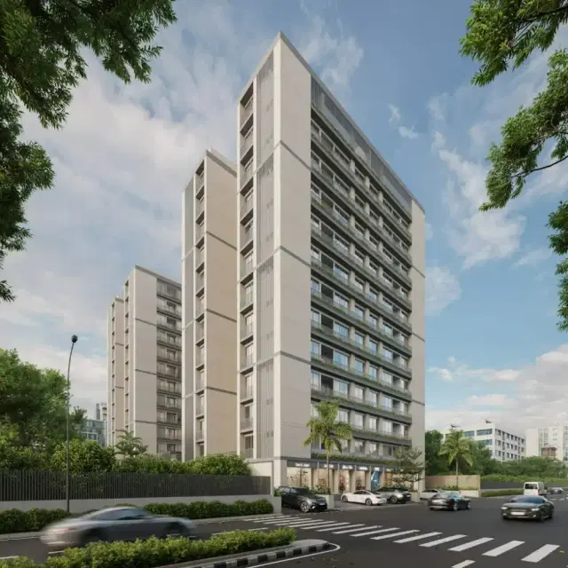 Satvam Glory 3 BHK Flat in Sargasan, Gandhinagar