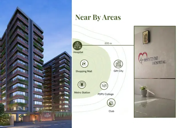 Avni Aayam 5 BHK Flat in Raysan, Gandhinagar