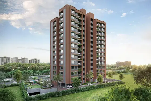 Sagar Sky 3 BHK Flat in Raysan, Gandhinagar