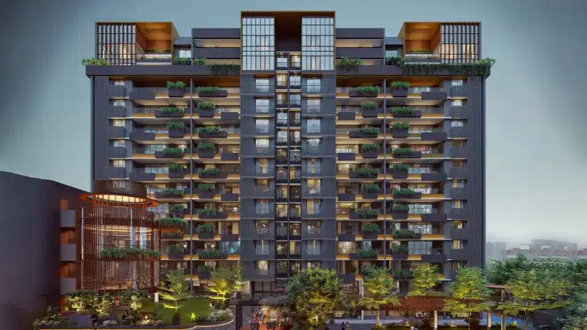 Vrundavan Elysia 3 BHK Flat in Raysan, Gandhinagar