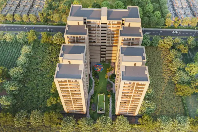 Parklane Twins 3 BHK Flat in Raysan, Gandhinagar