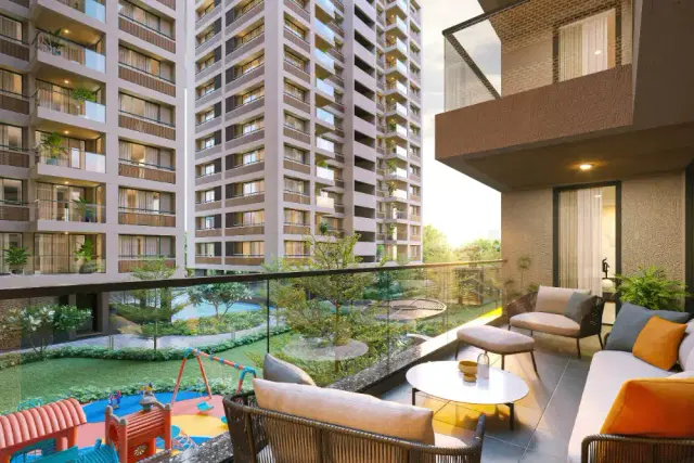 Parklane Twins 3 BHK Flat in Raysan, Gandhinagar