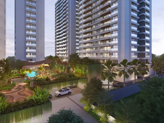 The Gate X 3 BHK Flat in Raysan, Gandhinagar