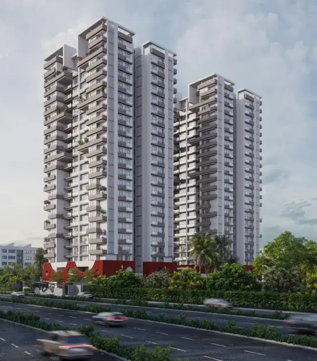 The Linea 3 BHK Flat in Kudasan, Gandhinagar