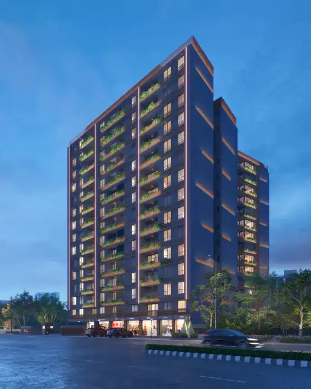 Dev Aurum 2 BHK Flat in Kudasan, Gandhinagar