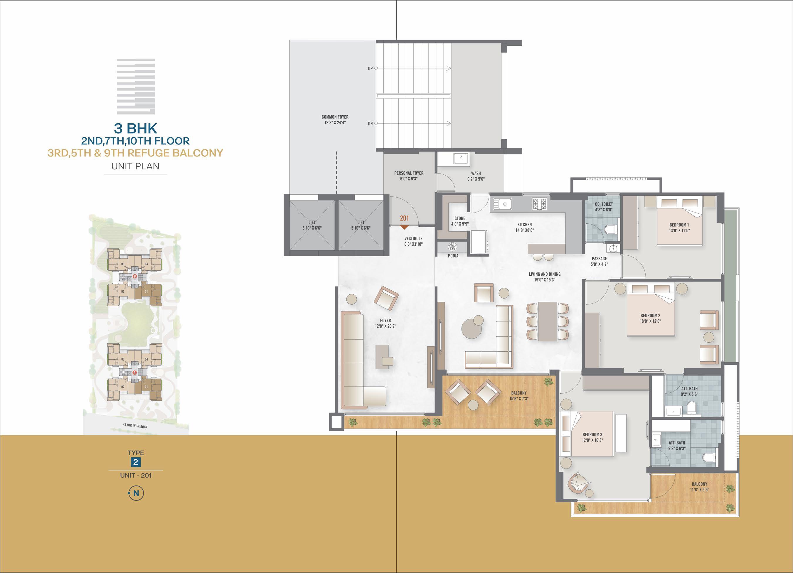 The Linea floor plan