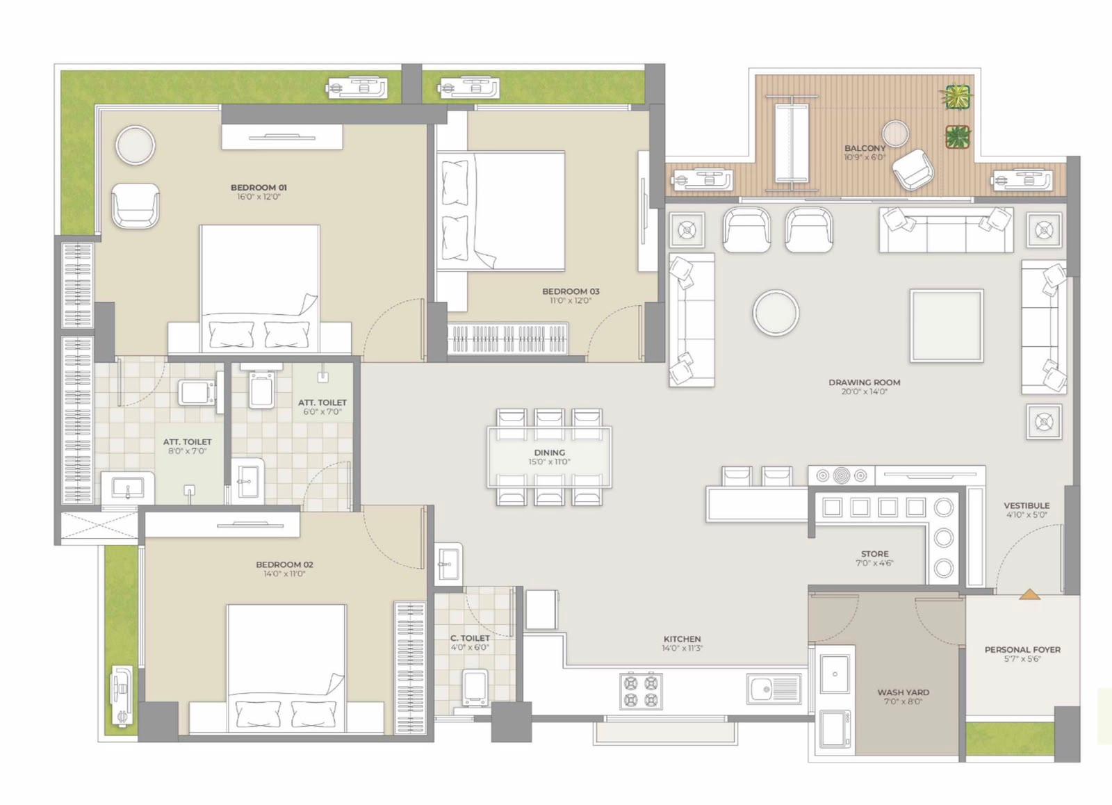 Spihria Shine floor plan