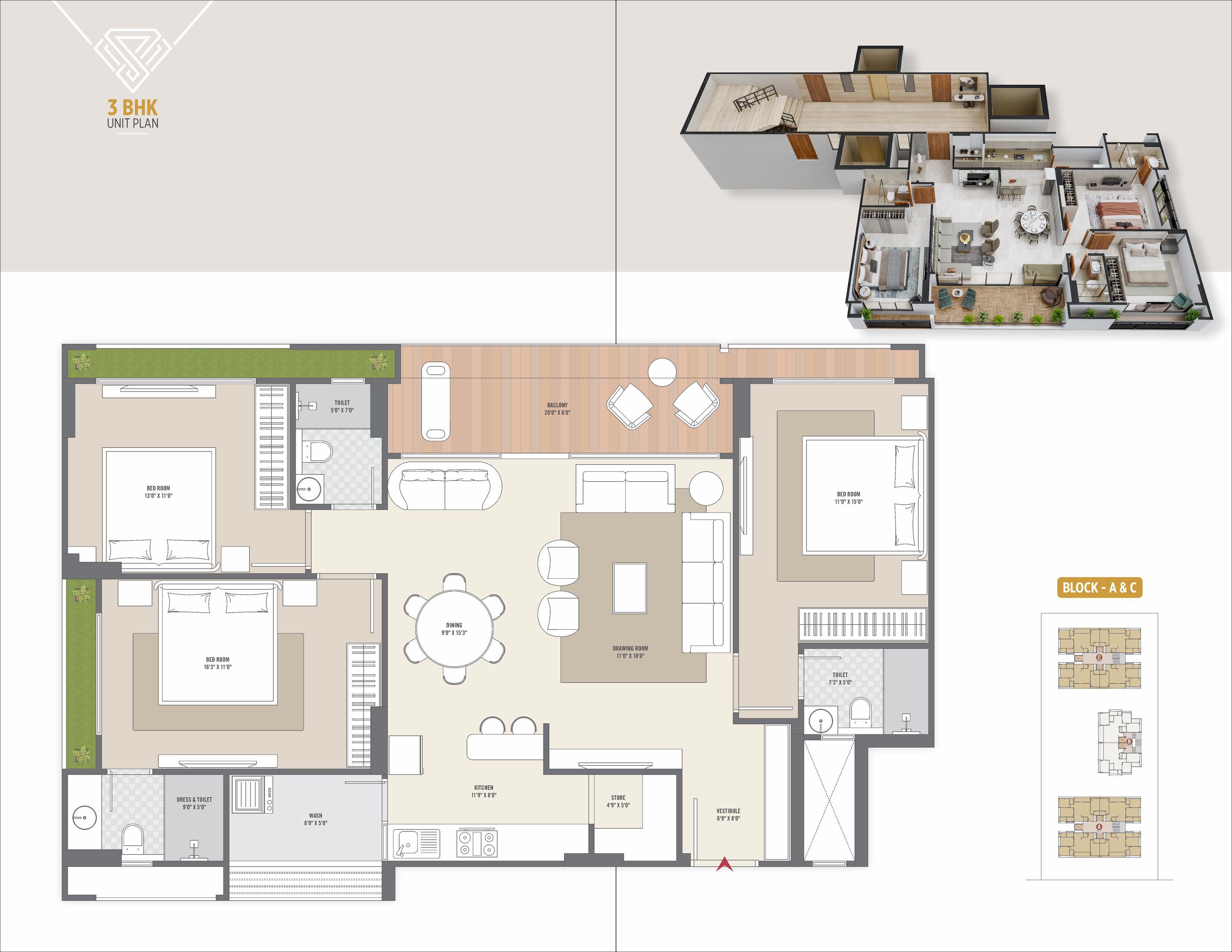 Vinayak Sapphire 2 floor plan