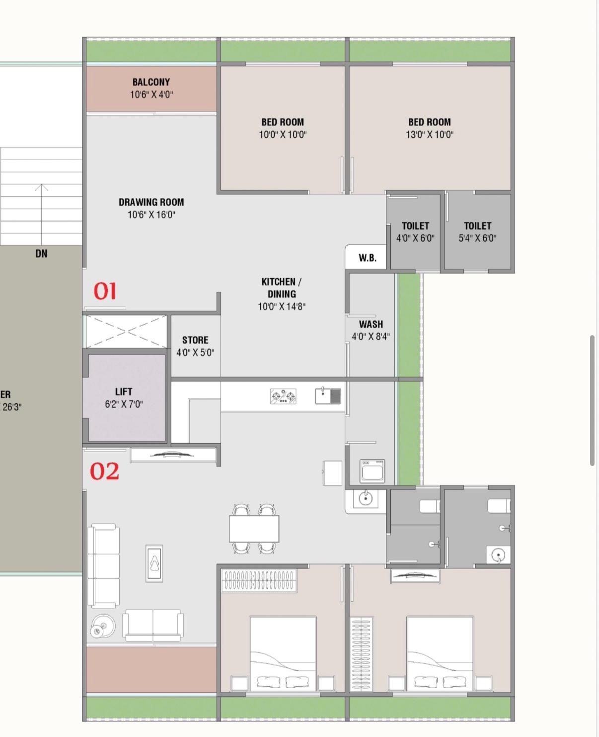 Revanta LakeView floor plan