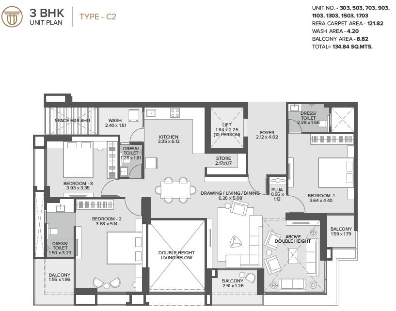 Stuti Kromme The Double 3 floor plan