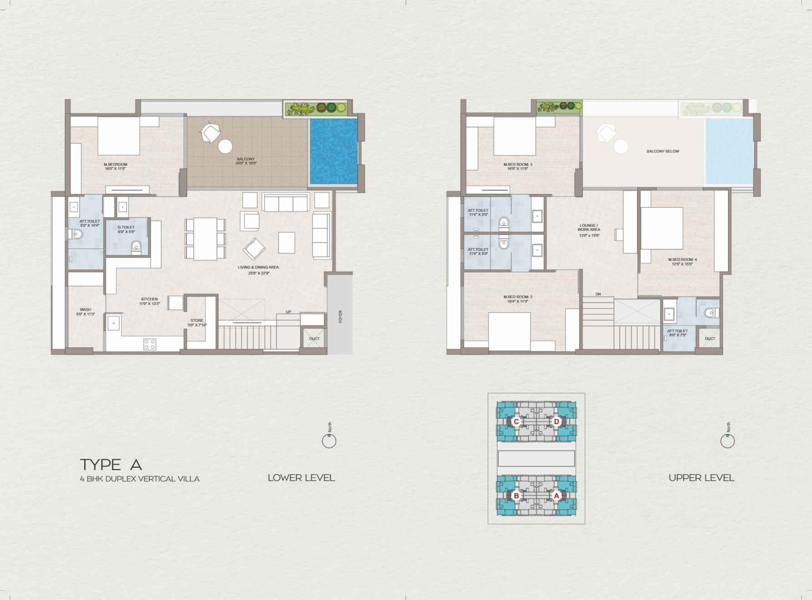 Kaavyaratna Bougainvillea floor plan