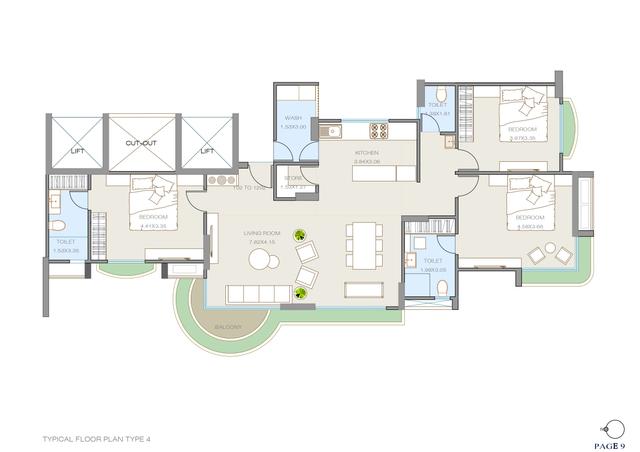 Shreeji Siesta floor plan