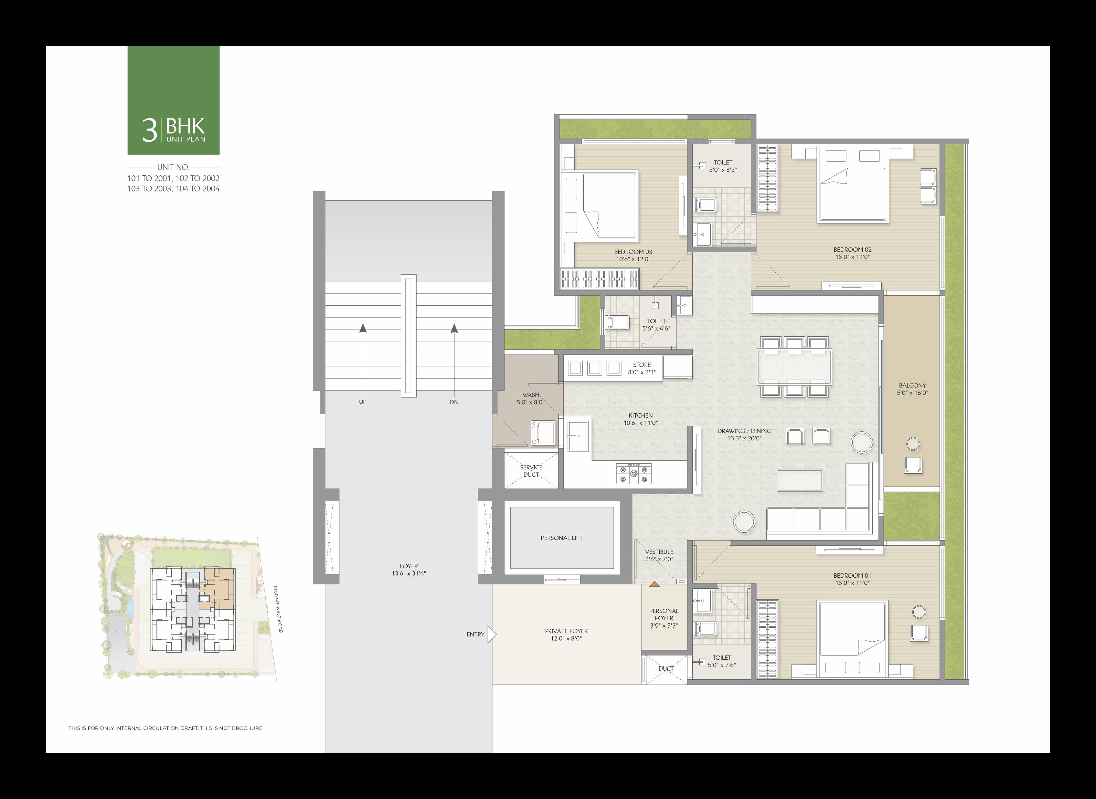 Omkar Skyzen floor plan