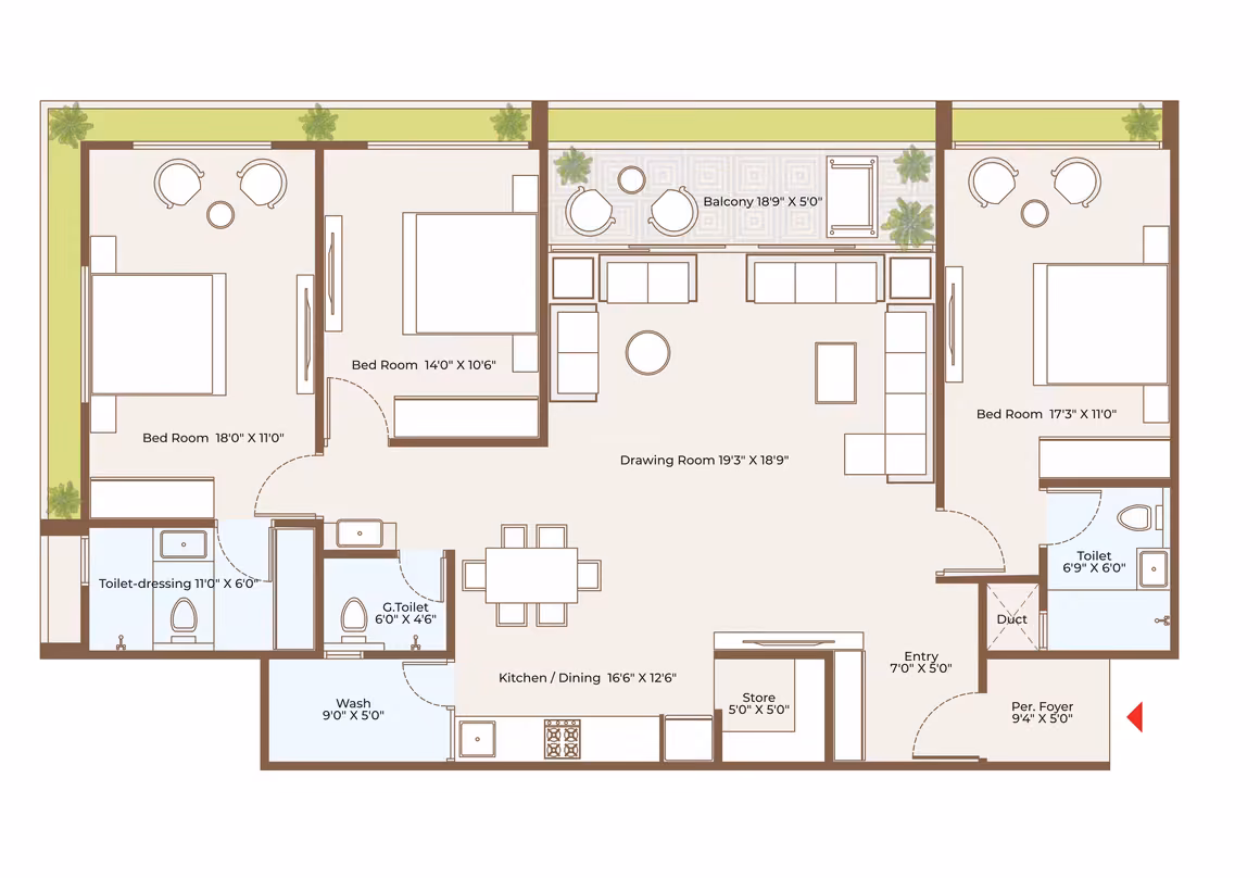 Royal Relexa Gold floor plan