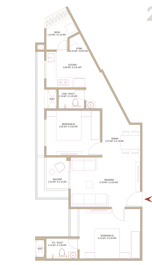 Rivanta Vibgyor floor plan