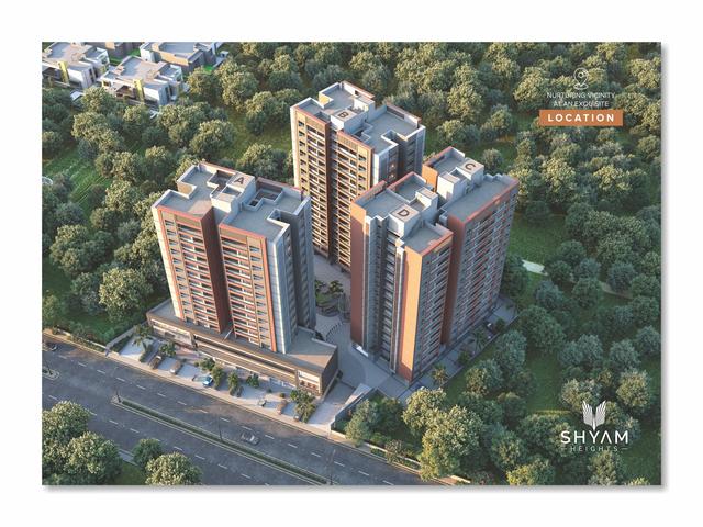 2 BHK Flat buy — Shyam Heights in Sargasan, Gandhinagar, Gujarat — photo 2