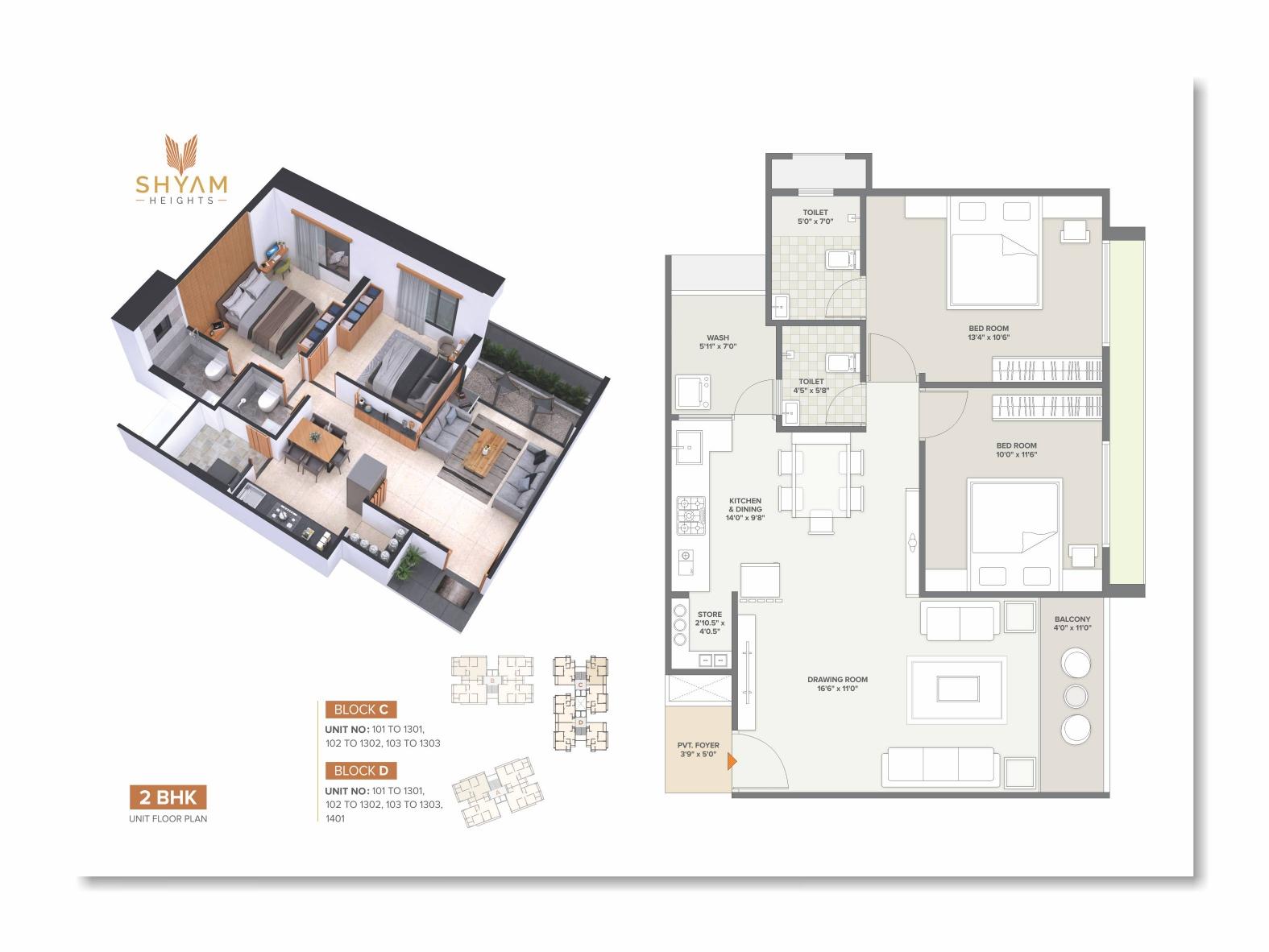 Shyam Heights floor plan