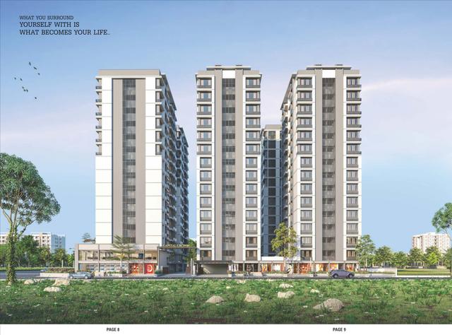 2 BHK Flat buy — Capital Crown in Raysan, Gandhinagar, Gujarat — photo 2
