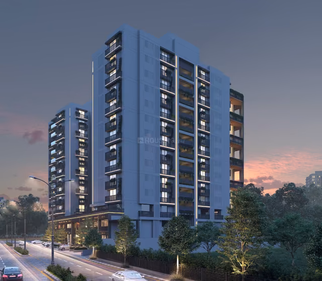 4 BHK Flat buy — Shikshapatri Skylight in Nilkanth Mahadev Mandir Rd, near ANIRDESH BUNGALOW, opp. sky nine, Vasana Hadmatia, Gandhinagar, Gujarat 382419, Gandhinagar, Gujarat — photo 2
