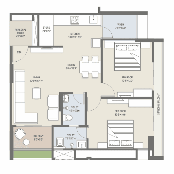 2 BHK