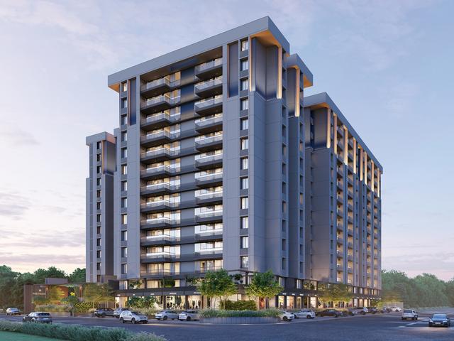 3 BHK Flat buy — Satva Park Paradise in Sargasan, Gandhinagar, Gujarat