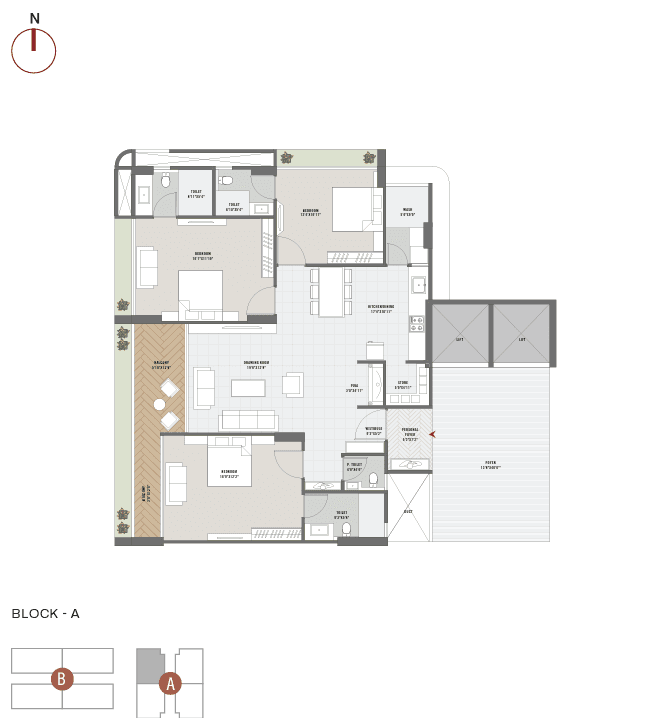 Aaryan Roman floor plan