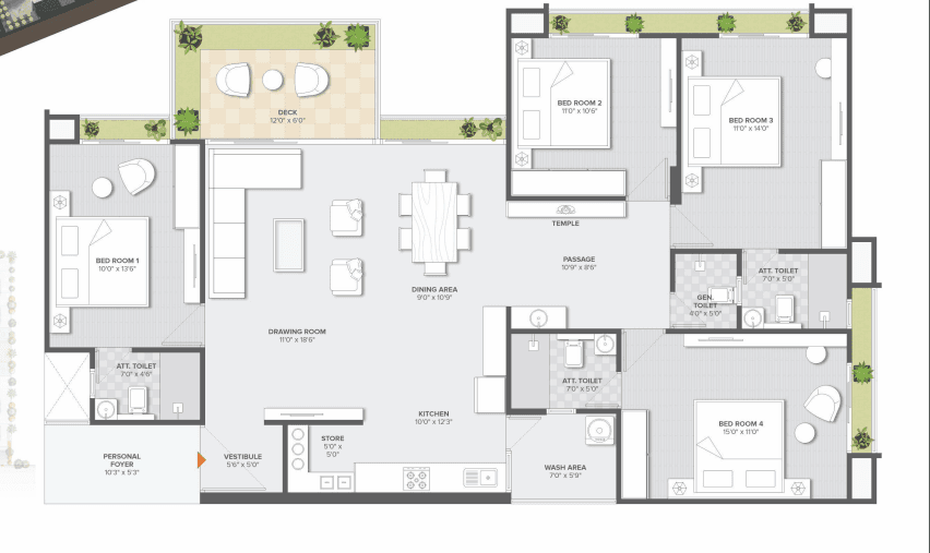 Keshav Elitus floor plan