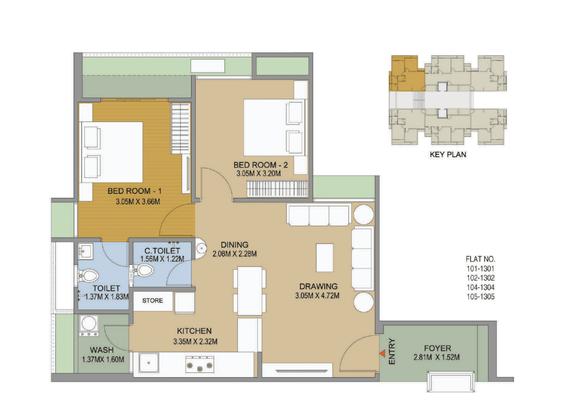 2 BHK
