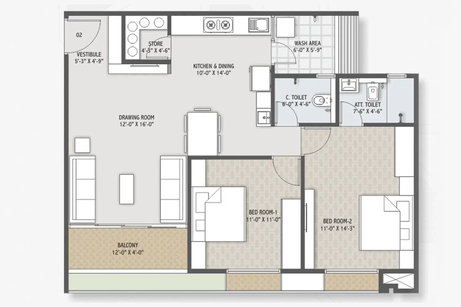 Dev Aurum floor plan