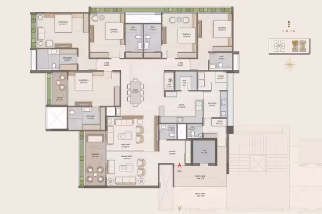 Siddhi Pratibimb floor plan
