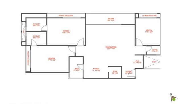 Satvan Harmony floor plan
