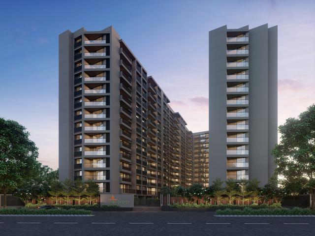 3 BHK Flat buy — Bansari Prominence in Koba-Adalaj Rd, nr. Ganesha Green Party Plot, beside Arham Resort, Gandhinagar, Gujarat 382419, Gandhinagar, Gujarat