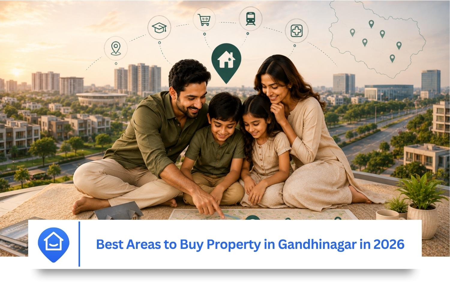 Best Areas to Buy Property in Gandhinagar in 2026
