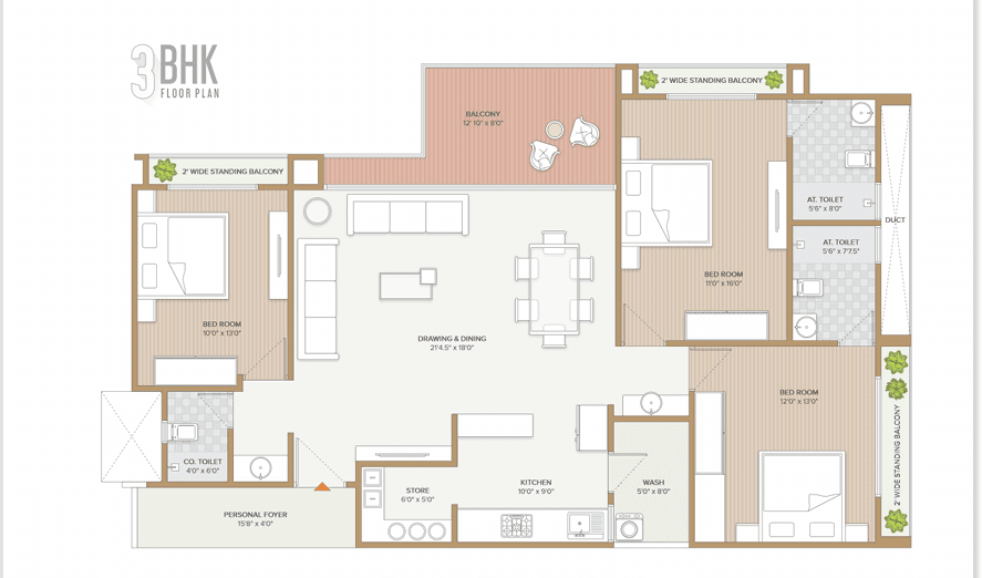 Shree Ganesh Skyline floor plan