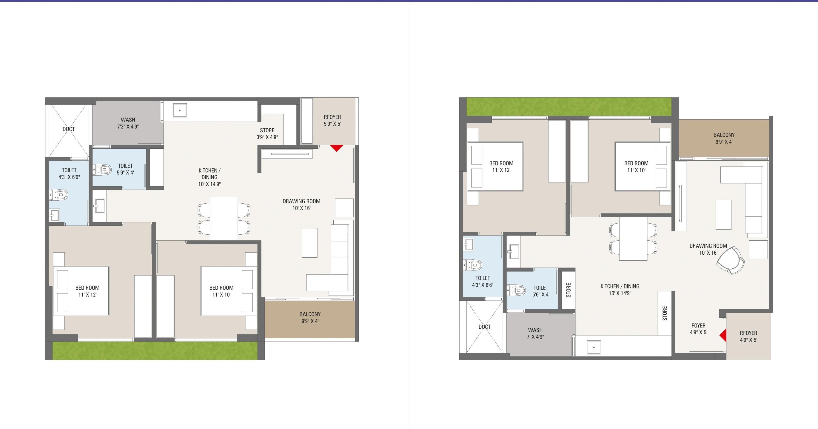 Brij Iris floor plan