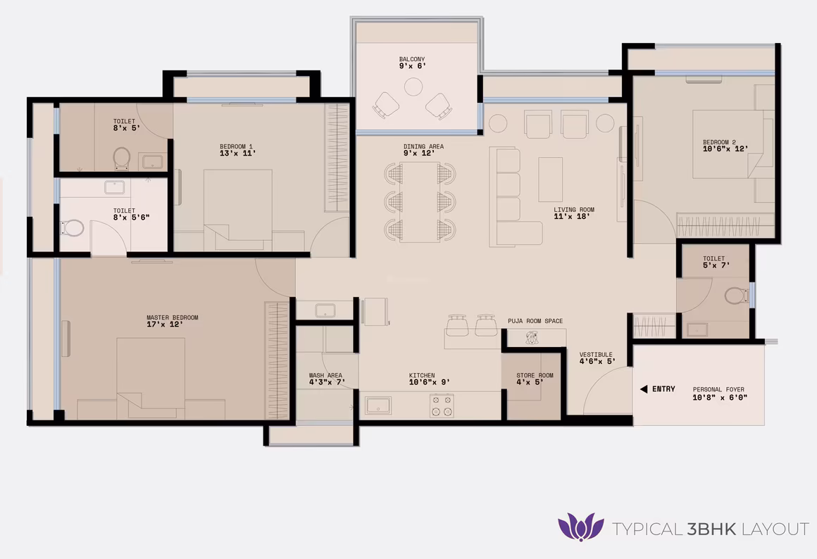 Palasa floor plan