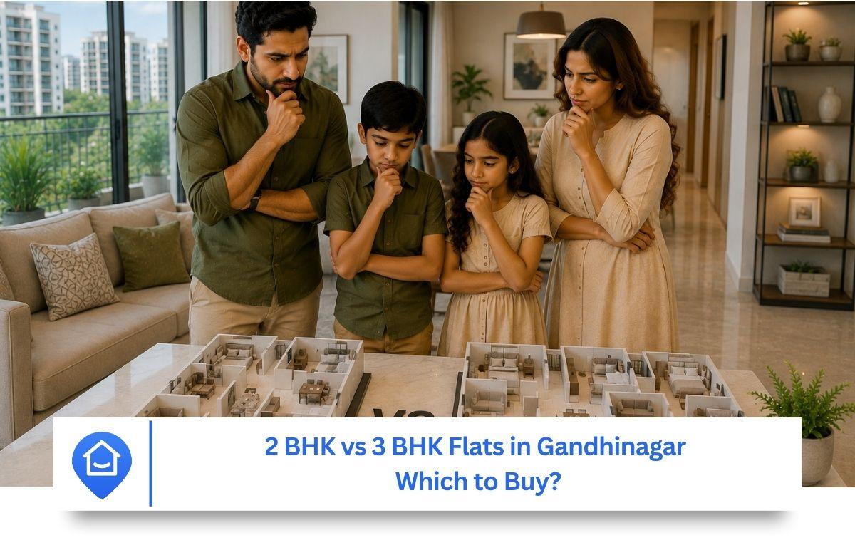 2 BHK vs 3 BHK Flats in Gandhinagar: Which Should You Buy?